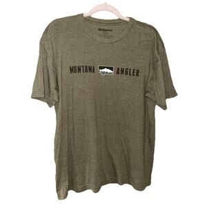Montana Angler Fly Fishing Shirt XL Ouray Sportswear Tri-Blend Soft